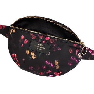 NWT WOUF Tulips Recycled Polyester Waist Hip Belly Belt (or Shoulder) Bag Spain